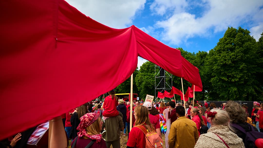 Rode Lijn Rood Doek